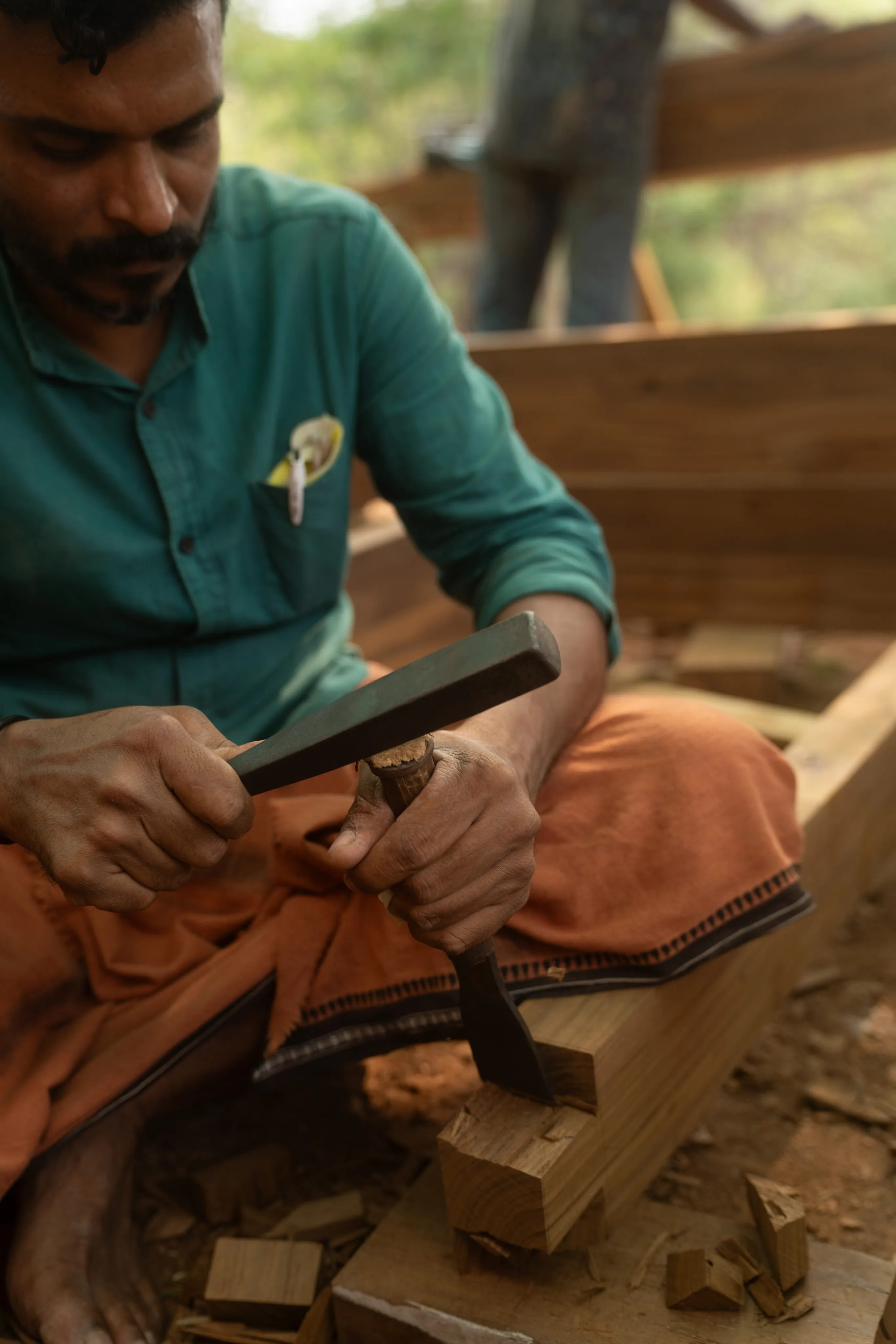 Artisan at work